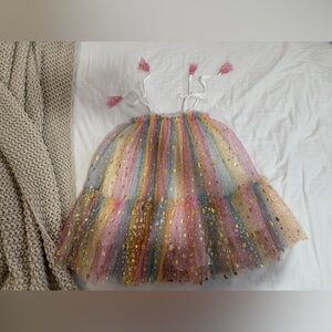 Wild & Rae rainbow tulle dress size 5T